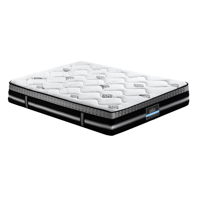 Giselle Bedding King Mattress 35cm Bed in a Box Pocket Spring Gel Memory Foam.