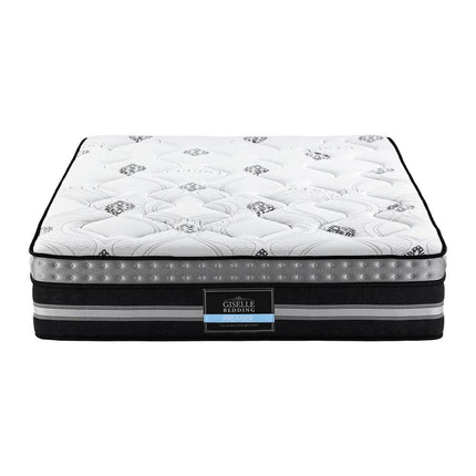 Giselle Bedding King Mattress 35cm Bed in a Box Pocket Spring Gel Memory Foam.