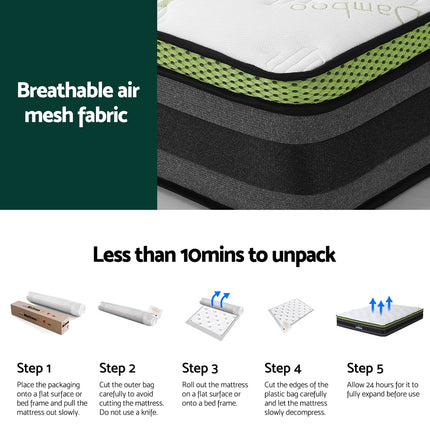 Giselle Mattress Cool Gel Foam 30cm Double.
