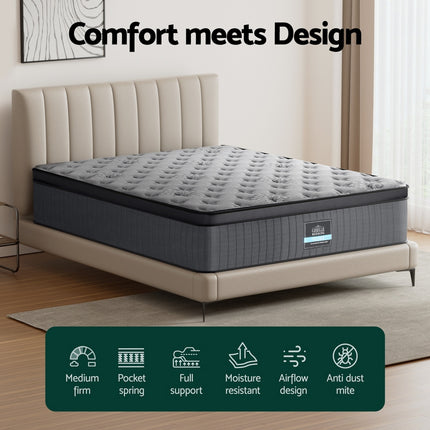 Bed Mattress Giselle 34cm Queen.
