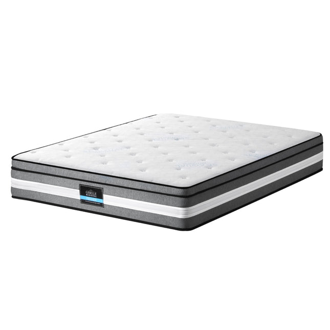 Giselle Bedding 30cm Mattress Gel Foam Pocket Spring Queen.