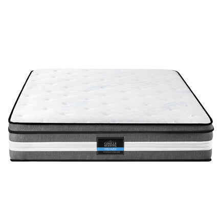 Giselle Bedding 30cm Mattress Gel Foam Pocket Spring Queen.
