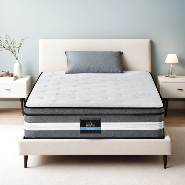 Giselle Bedding 30cm Mattress Gel Foam Pocket Spring Single.