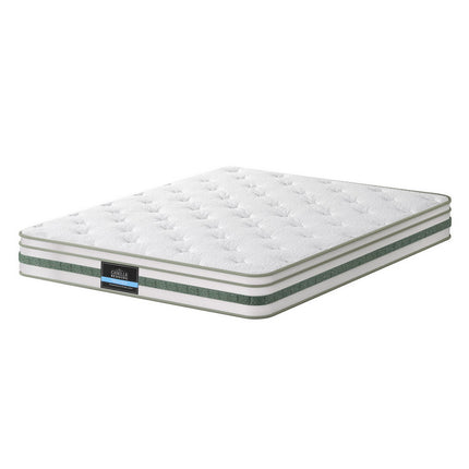 20cm Giselle Mattress Queen Green Tea Mattresses.