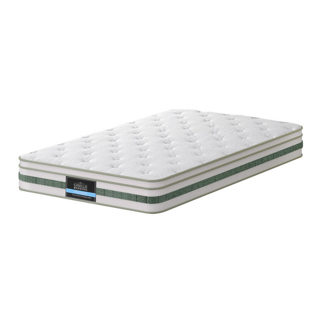 20cm Giselle Mattress Single Green Tea Mattresses.