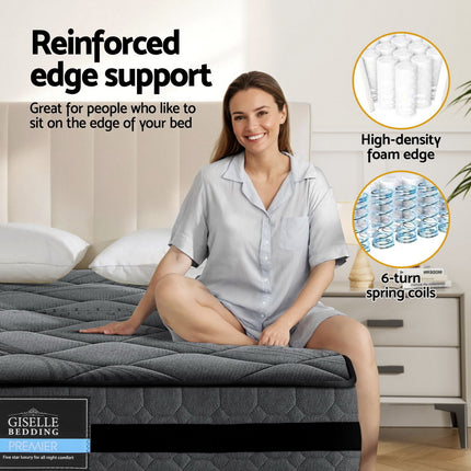 Giselle Bedding 22cm Mattress Medium Firm King.