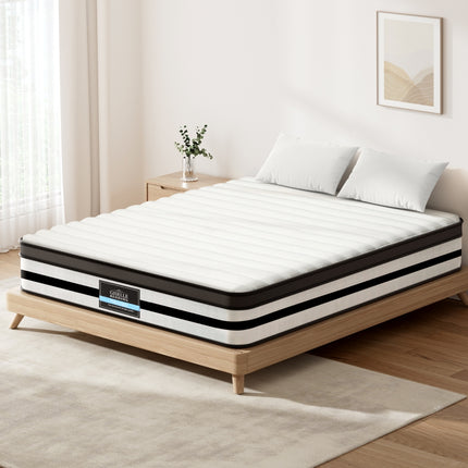 Giselle Bedding 27cm Mattress Euro Top Queen.