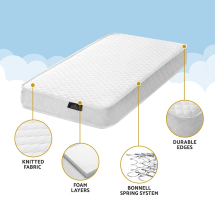 Giselle Baby Cot Mattress Spring Foam.