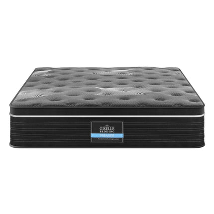 Giselle Bedding Double Mattress 35cm Euro Top with Graphene Cooling Comfort Medium Firm.