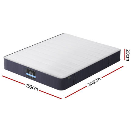 20cm Giselle Mattress Queen Bed Pocket Spring Mattresses.