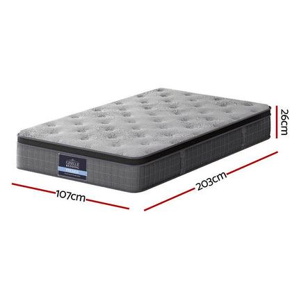 26cm Giselle Mattress King Single Latex Foam Mattresses.