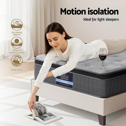 26cm Giselle Mattress King Single Latex Foam Mattresses.