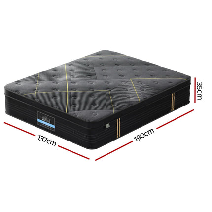 35cm Giselle Mattress Double Bed Bamboo Pocket Firm Foam.