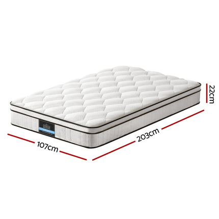 22cm Giselle Mattress KS Size.