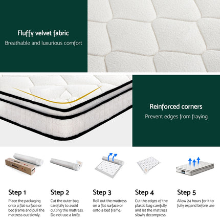22cm Giselle Mattress KS Size.