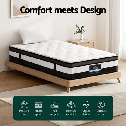 30cm Giselle Mattress Single Size.