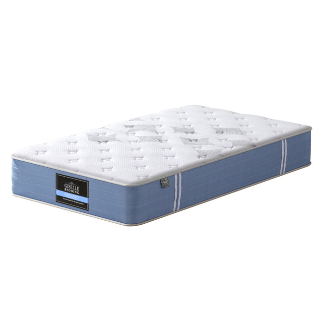25cm Giselle Mattress King Single Bed Pocket Spring Mattresses.