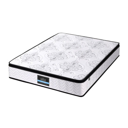 Giselle Bedding King Mattress 30cm Pocket Spring Euro Top Medium Firm Foam.