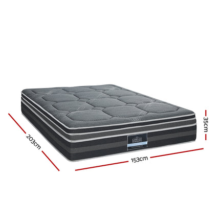Giselle Bedding 35cm Mattress Bamboo Cover Queen.