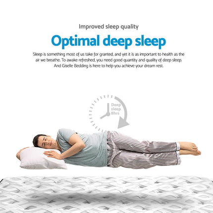 Giselle Bedding 24cm Mattress Super Firm Single.