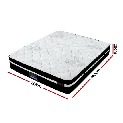 Giselle Bedding 28cm Mattress Super Firm Double.