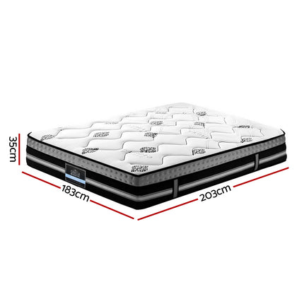 Giselle Bedding 35cm Mattress Cool Gel Memory Foam Queen.