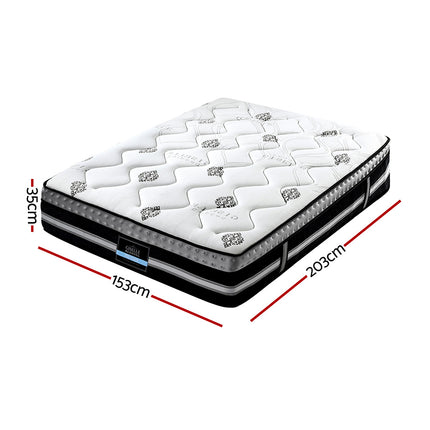Giselle Bedding 35cm Mattress Cool Gel Memory Foam Queen.