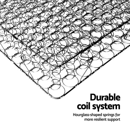 Giselle Bedding 16cm Mattress Medium Firm King Single.