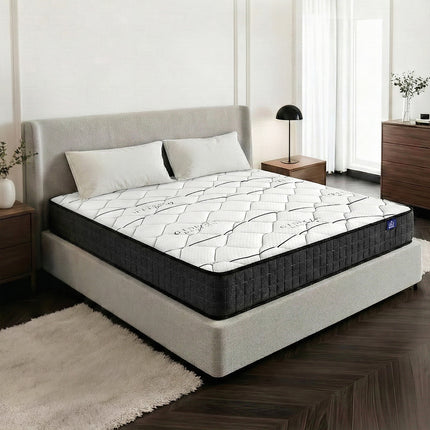 Giselle Bedding 16cm Mattress Medium Firm Queen.
