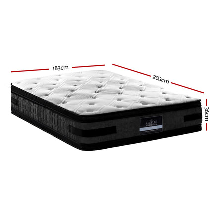 Giselle Bedding 36cm Mattress Cool Gel Memory Foam King.