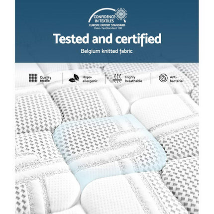 Giselle Bedding 36cm Mattress Cool Gel Memory Foam King Single.