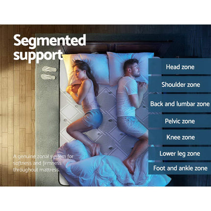 Giselle Bedding 36cm Mattress Cool Gel Memory Foam King Single.