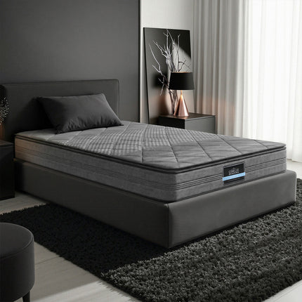 Giselle Bedding 18cm Mattress Pillow Top King Single.