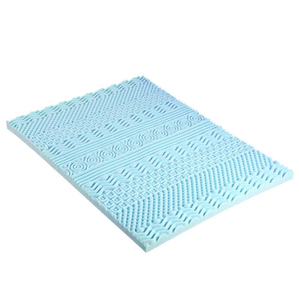 Giselle Bedding Memory Foam Mattress Topper 11-Zone 8cm Single.
