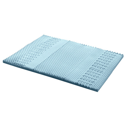 Giselle Bedding Memory Foam Mattress Topper 7-Zone 5cm King.