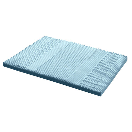 Giselle Bedding Memory Foam Mattress Topper 7-Zone 8cm Queen.