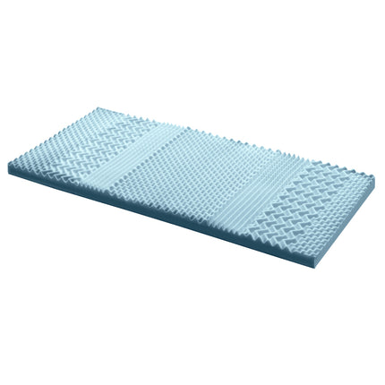 Giselle Bedding Memory Foam Mattress Topper 7-Zone 8cm Single.