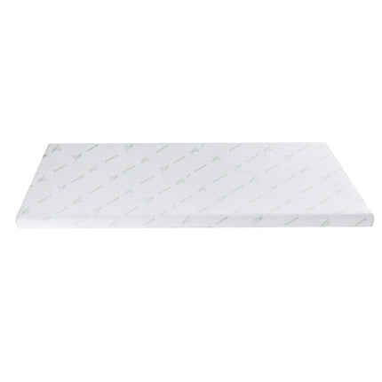Giselle Bedding 8cm Memory Foam Mattress Topper 7-Zone Graphite Queen.