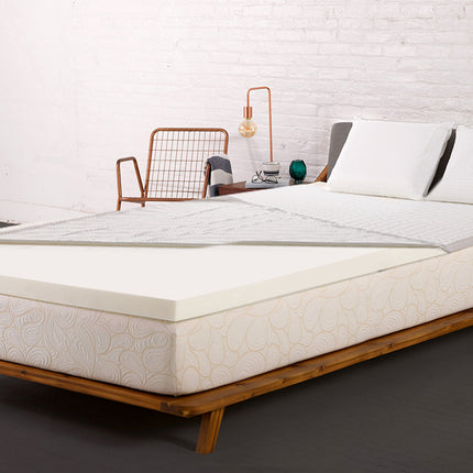 Giselle Bedding Memory Foam Mattress Topper 8cm Single.