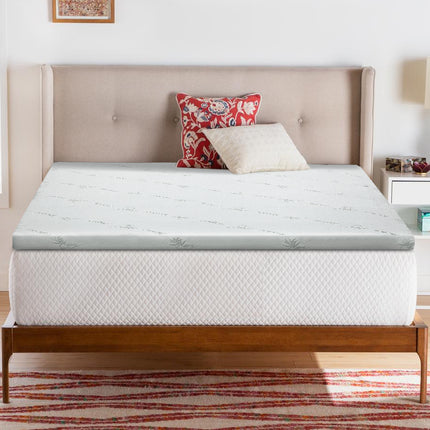 Giselle Bedding Memory Foam Mattress Topper Cool Gel 5cm Double.