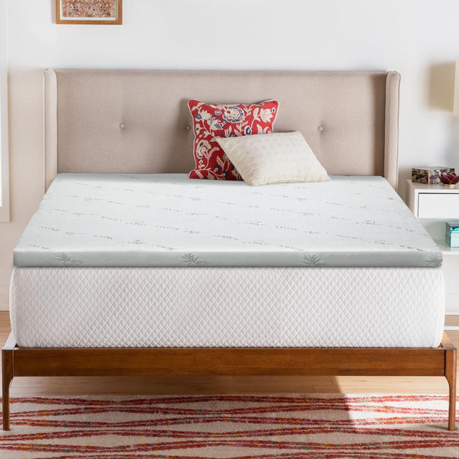 Giselle Bedding Memory Foam Mattress Topper Cool Gel 5cm King.