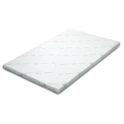 Giselle Bedding Memory Foam Mattress Topper Cool Gel 5cm Single.