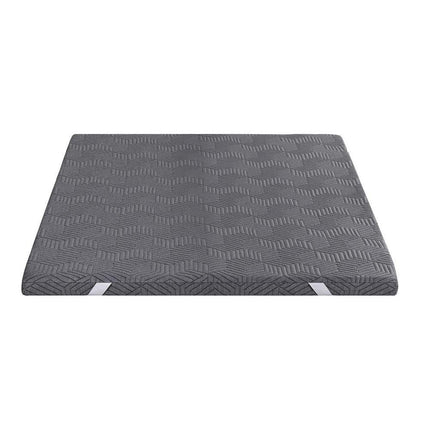 Giselle 8cm Memory Foam Mattress Topper Gel Dual Layer Foam Bamboo Queen.