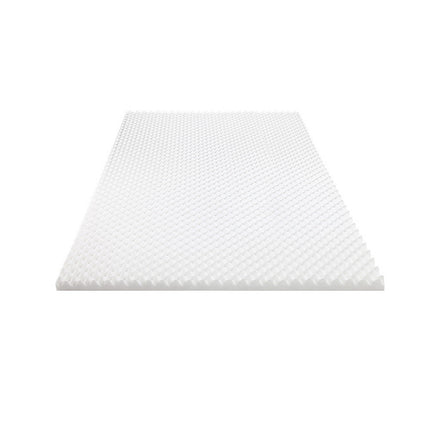 Giselle Bedding Memory Foam Mattress Topper Egg Crate 5cm Single.