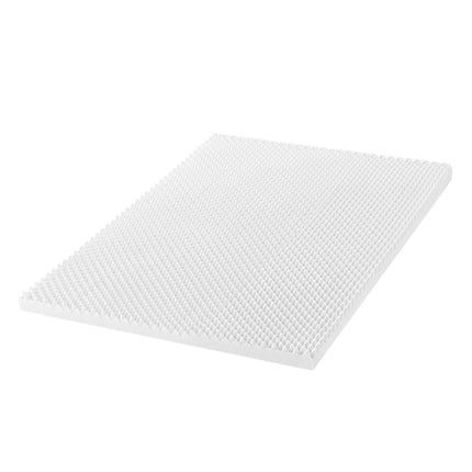 Giselle Bedding Memory Foam Mattress Topper Egg Crate 5cm King Single.