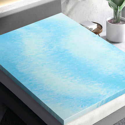 Giselle Bedding Memory Foam Mattress Topper Gel 5cm Queen.