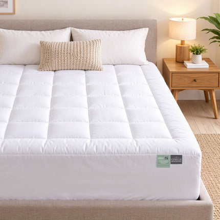 Giselle 5cm Queen Memory Foam Mattress Topper Pillow Top with Gel Foam