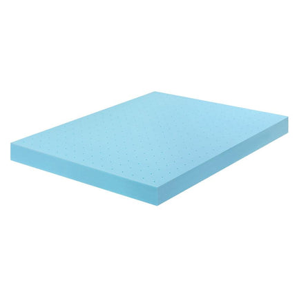Giselle 12cm Memory Foam Mattress Topper Ventilated Cool Gel Bamboo Cover Double.