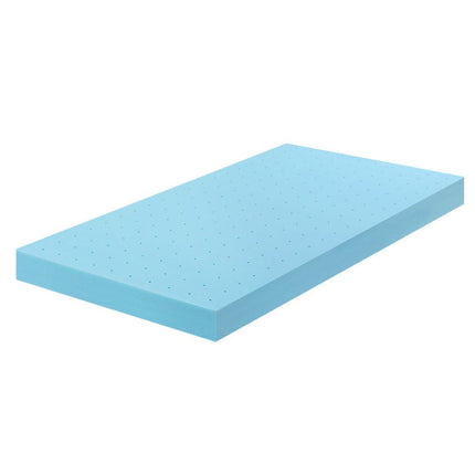Giselle 12cm Memory Foam Mattress Topper Ventilated Cool Gel Bamboo Cover Single.
