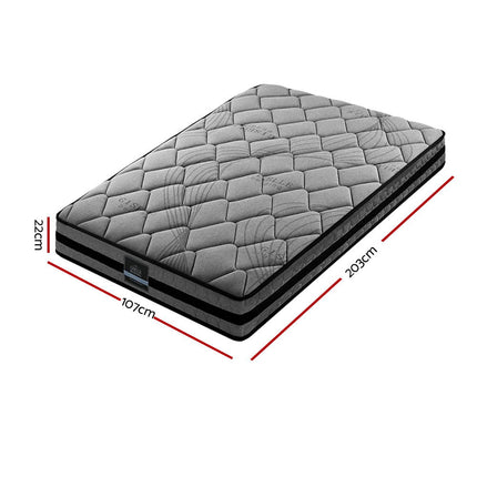 Giselle Bedding 22cm Mattress Medium Firm King Single.
